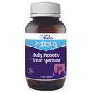 Bottle of Daily Probiotic Broad Spectrum by Henry Blooms on a white background