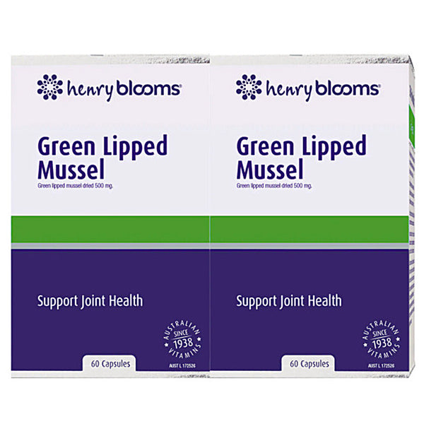 Henry Blooms Green Lipped Mussel - 120 Hard Capsules