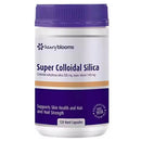 Bottle of Henry Blooms Super Colloidal Silica on a white background