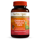 Herbs of Gold Children's Immune Care supplement bottle on a white background
