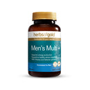 Herbs of Gold Men's Multi+ supplement bottle on a white background