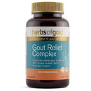 Herbs of Gold Gout Relief Complex bottle on a white background