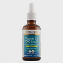 Herbs of Gold Vitamin D3 1000 Liquid bottle with dropper on a white background