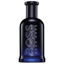 Hugo Boss perfume bottle on a white background