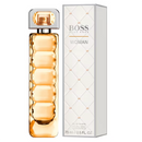 Boss perfume bottle and packaging on a white background