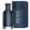 Hugo Boss Bottled Infinite perfume bottle and packaging on a white background