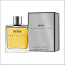 BOSS Number One perfume bottle and packaging on a white background