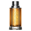 Hugo Boss perfume bottle on a white background