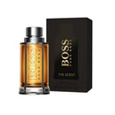 BOSS The Scent perfume bottle and packaging on a white background