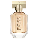 BOSS perfume bottle on a white background