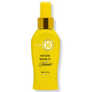 Yellow bottle of 'it's a 10' miracle leave-in conditioner for blondes on a white background
