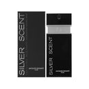 Jacques Bogart Silver Scent perfume bottle and packaging on a white background