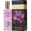 Jovan Black Musk cologne bottle and packaging on a white background