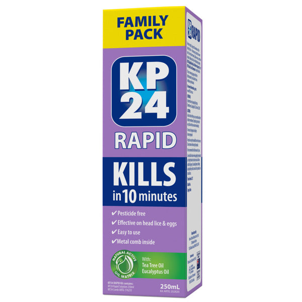 KP24 Rapid Family Pack With Comb 250ml