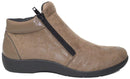 Lorella Vesper Taupe Ankle Boots - Size 37