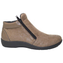 Lorella Vesper Taupe Ankle Boots - Size 36