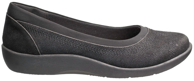 Lorella Vogue Black Slip On Flats - Size 40