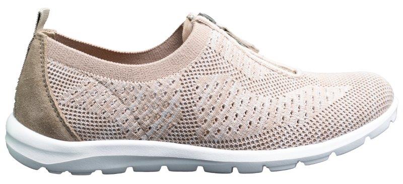 Lorella Christina Taupe Trainers - Size 38