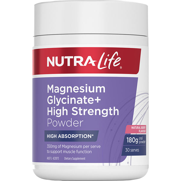 Nutra Life Magnesium Glycinate Powder 180g