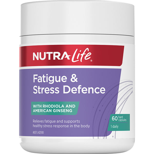 Nutra Life Fatigue & Stress Defence 60 Capsules