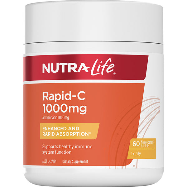 Nutra Life Rapid-C 1000mg 60 Tablets