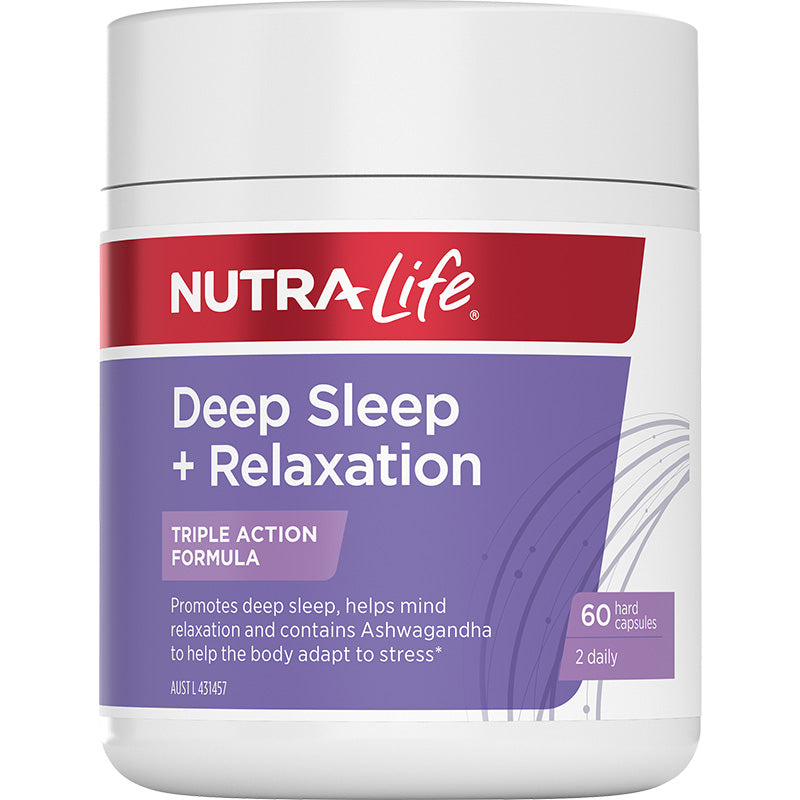 Nutra Life Deep Sleep & Relaxation 60 Capsules