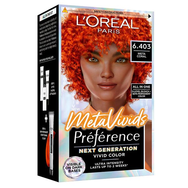 L’Oréal Paris Preference Semi-Permanent Hair Colour Meta Vivids Coral 6.403