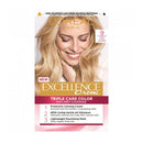 L'Oreal Paris Excellence Creme hair color packaging with a woman's face on a white background