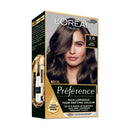 L'Oreal Paris hair color packaging with a woman's face on a white background