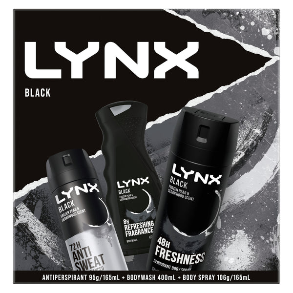 Lynx Black Trio Gift Pack 2023