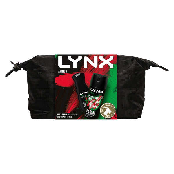 Lynx Africa Washbag Duo Gift Pack 2023
