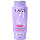 L'Oreal Elvive Hyaluron Plump shampoo bottle on a white background
