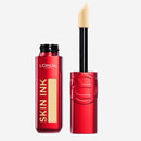 L'Oreal Paris Skin Ink product with red casing and beige applicator on a white background