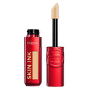 L'Oreal Skin Ink makeup product with red casing and beige applicator on a white background