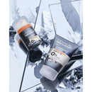 L'Oreal Men Expert skincare products on a textured background