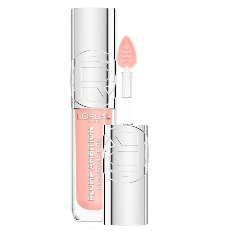 L'Oreal Paris lip product with pink shade on a white background