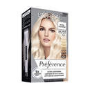 L'Oreal Paris hair color box with a model displaying blonde hair on a white background