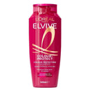 L'Oreal Paris Elvive Colour Protect shampoo bottle on a white background