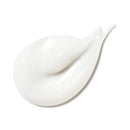 White cream swatch on a white background