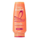 L'Oreal Paris Elvive Dream Lengths detangling conditioner bottle on a white background