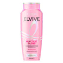 L'Oreal Elvive Glycolic Gloss shampoo bottle on a white background