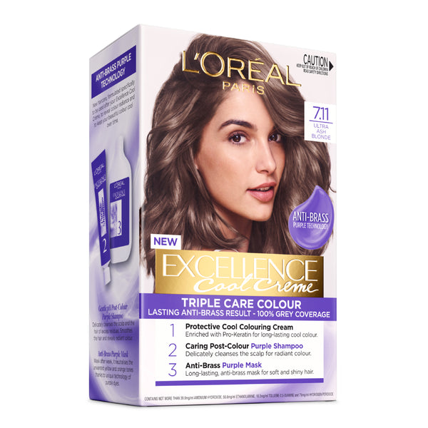 Loreal Excellence Cool Créme 7.11 Ultra Ash Blonde
