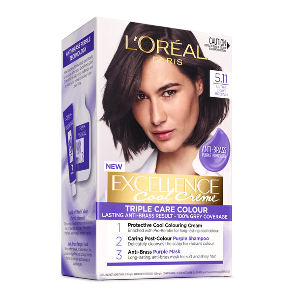 Loreal Excellence Cool 5.11 Ultra Ash Light Brown