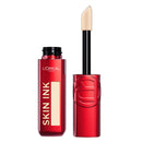 L'Oreal Skin Ink lip product with red casing and beige applicator on white background