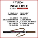 Loreal Infallible 48 Hours Micro Tatouage Ink Pen - 5.0 Light Brunette