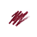 Red lipstick swatch on a white background
