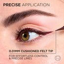 Loreal Eyeliner Haute Precision Felt-Tip Liquid - Bordeaux Cashmere
