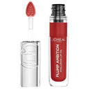 L'Oreal Plump Ambition Hyaluron Lip Oil with applicator on a white background