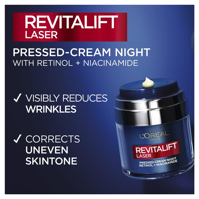 L’Oréal Paris Revitalift Retinal + Niacinamide Pressed Cream 50ml
