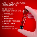 L'Oreal Revitalift product with text on a red background